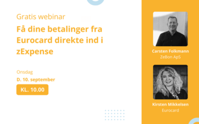 Eurocard webinar med zExpense