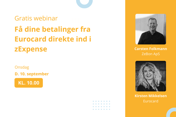 Eurocard webinar med zExpense