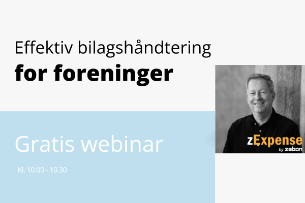 Webinar effektiv bilagshåndtering for foreninger