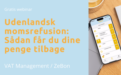 Webinar udenlandsk momsrefusion